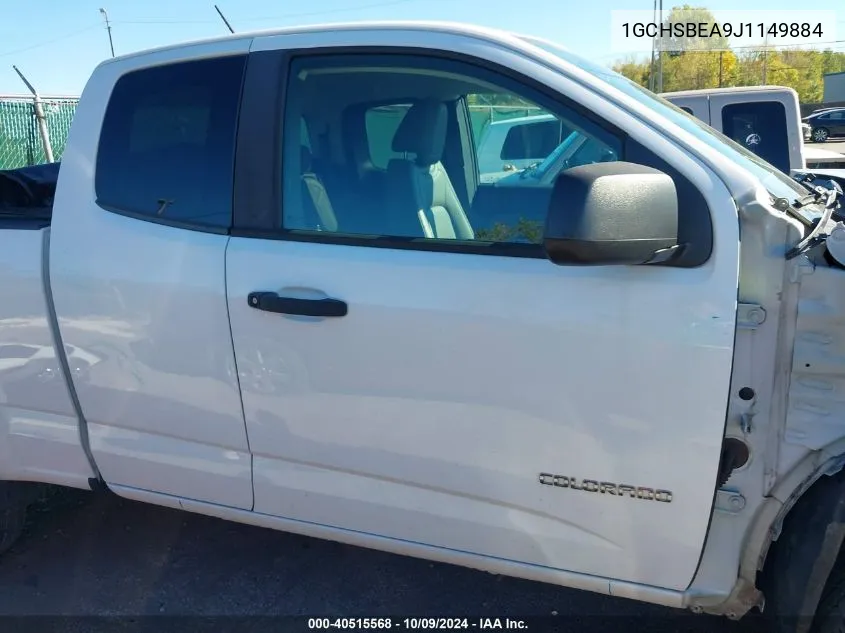 1GCHSBEA9J1149884 2018 Chevrolet Colorado Wt