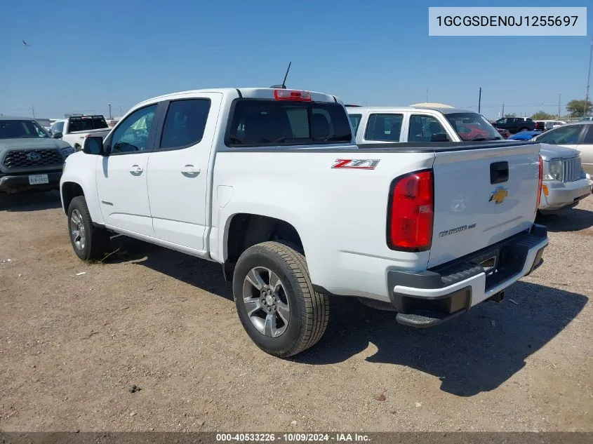 2018 Chevrolet Colorado Z71 VIN: 1GCGSDEN0J1255697 Lot: 40533226