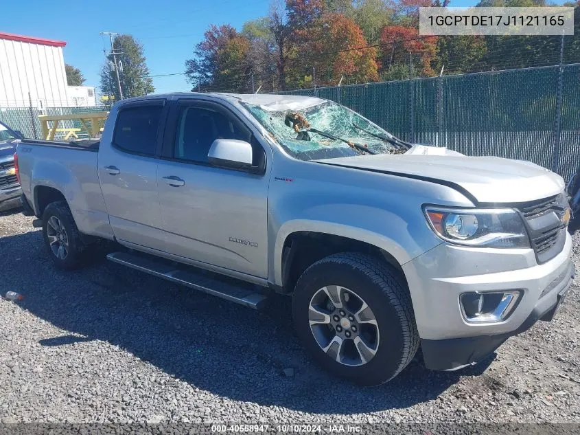 2018 Chevrolet Colorado Z71 VIN: 1GCPTDE17J1121165 Lot: 40558947