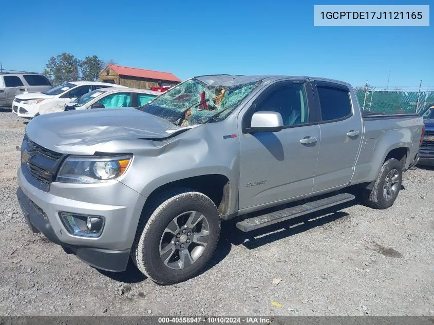 2018 Chevrolet Colorado Z71 VIN: 1GCPTDE17J1121165 Lot: 40558947