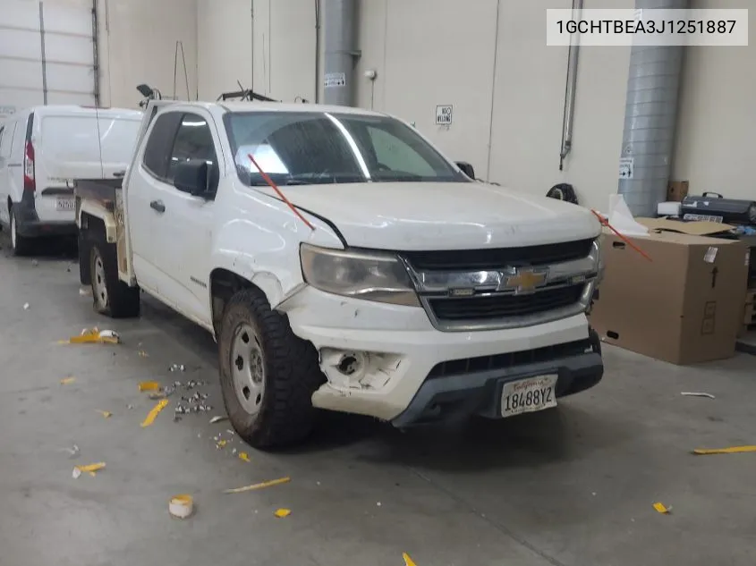 1GCHTBEA3J1251887 2018 Chevrolet Colorado