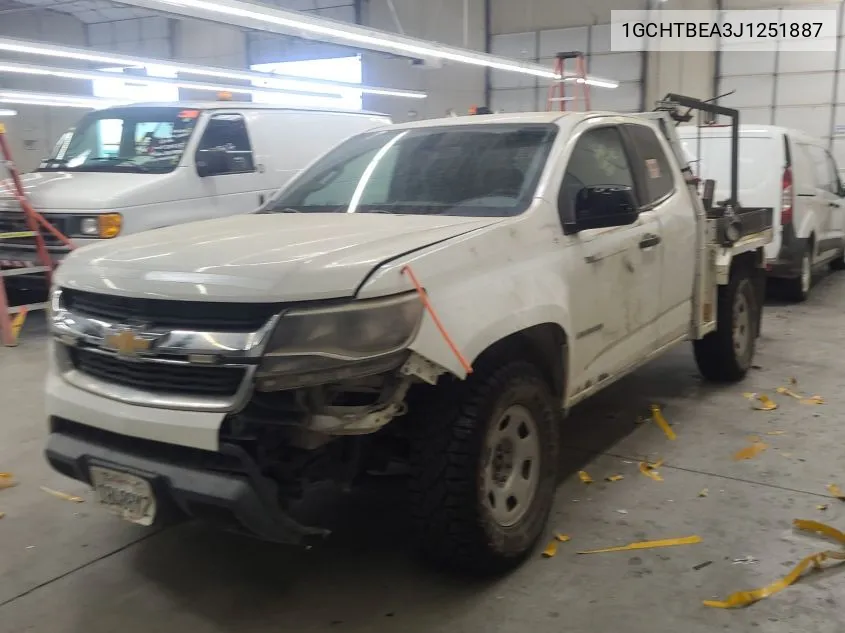 2018 Chevrolet Colorado VIN: 1GCHTBEA3J1251887 Lot: 40572118