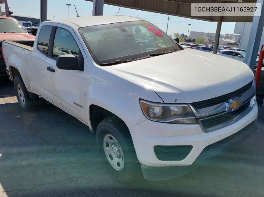 2018 Chevrolet Colorado VIN: 1GCHSBEA4J1165927 Lot: 40605511