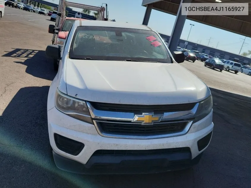 2018 Chevrolet Colorado VIN: 1GCHSBEA4J1165927 Lot: 40605511