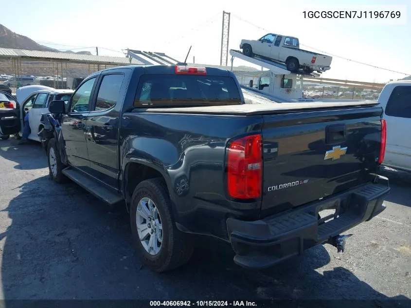 1GCGSCEN7J1196769 2018 Chevrolet Colorado Lt