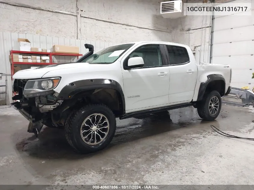 1GCGTEEN8J1316717 2018 Chevrolet Colorado Zr2