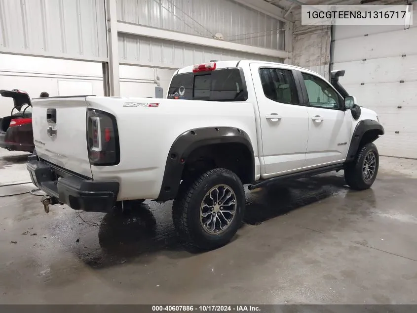 1GCGTEEN8J1316717 2018 Chevrolet Colorado Zr2