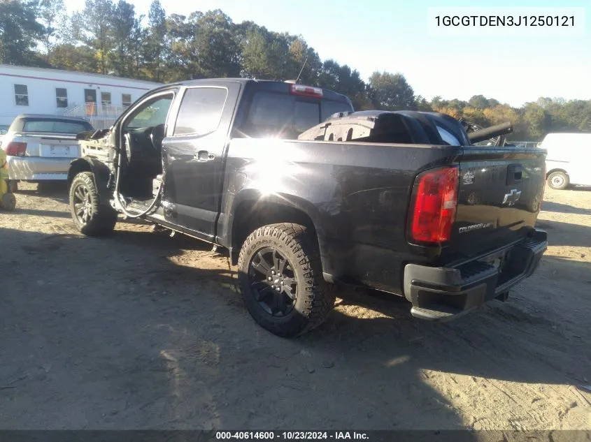 2018 Chevrolet Colorado Z71 VIN: 1GCGTDEN3J1250121 Lot: 40614600