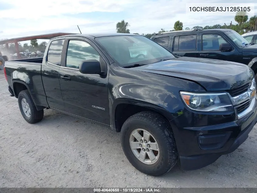 2018 Chevrolet Colorado Wt VIN: 1GCHSBEA3J1285105 Lot: 40640658