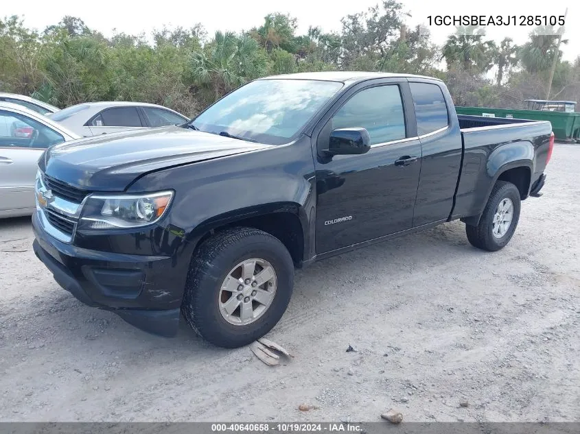 2018 Chevrolet Colorado Wt VIN: 1GCHSBEA3J1285105 Lot: 40640658