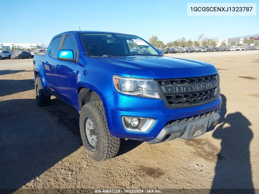 2018 Chevrolet Colorado Lt VIN: 1GCGSCENXJ1323787 Lot: 40657229