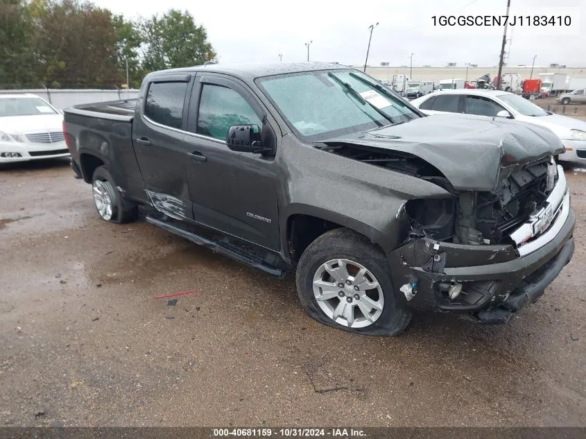 2018 Chevrolet Colorado Lt VIN: 1GCGSCEN7J1183410 Lot: 40681159