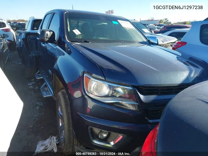 2018 Chevrolet Colorado Z71 VIN: 1GCGTDEN6J1297238 Lot: 40759263