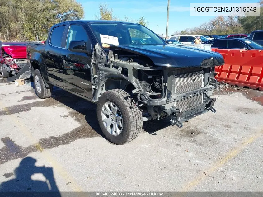 2018 Chevrolet Colorado Lt VIN: 1GCGTCEN2J1315048 Lot: 40824083