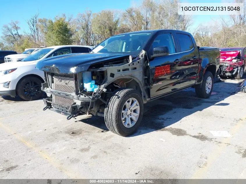 2018 Chevrolet Colorado Lt VIN: 1GCGTCEN2J1315048 Lot: 40824083