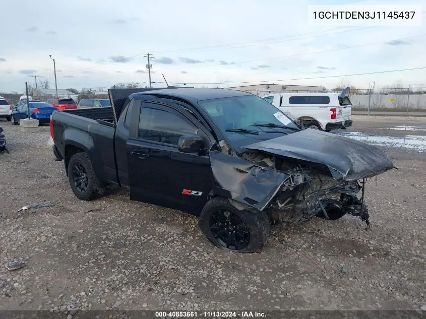 2018 Chevrolet Colorado Z71 VIN: 1GCHTDEN3J1145437 Lot: 40853661