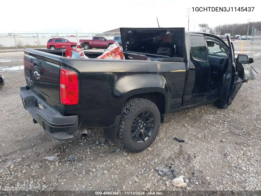 2018 Chevrolet Colorado Z71 VIN: 1GCHTDEN3J1145437 Lot: 40853661