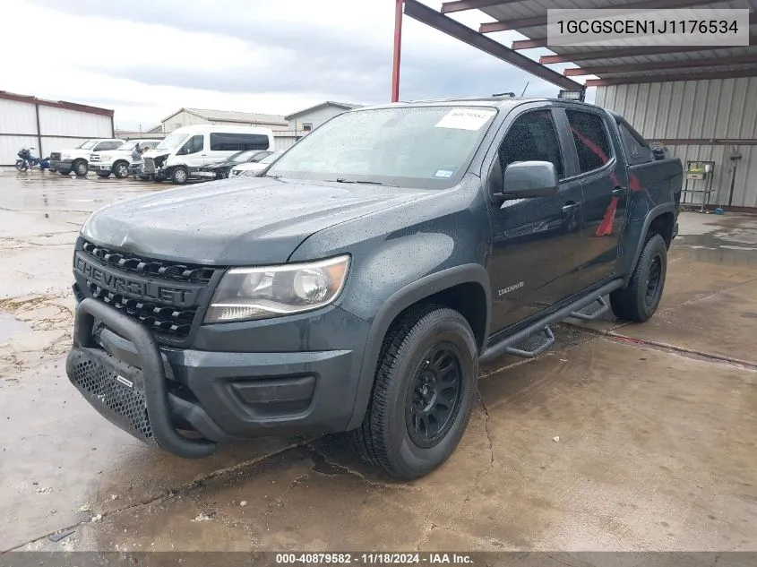 2018 Chevrolet Colorado Lt VIN: 1GCGSCEN1J1176534 Lot: 40879582