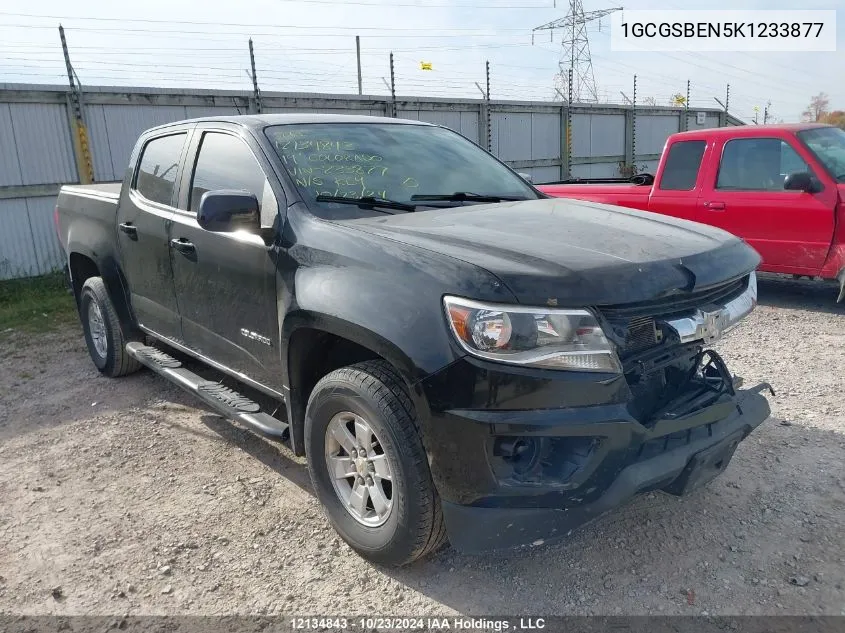 2019 Chevrolet Colorado VIN: 1GCGSBEN5K1233877 Lot: 12134843