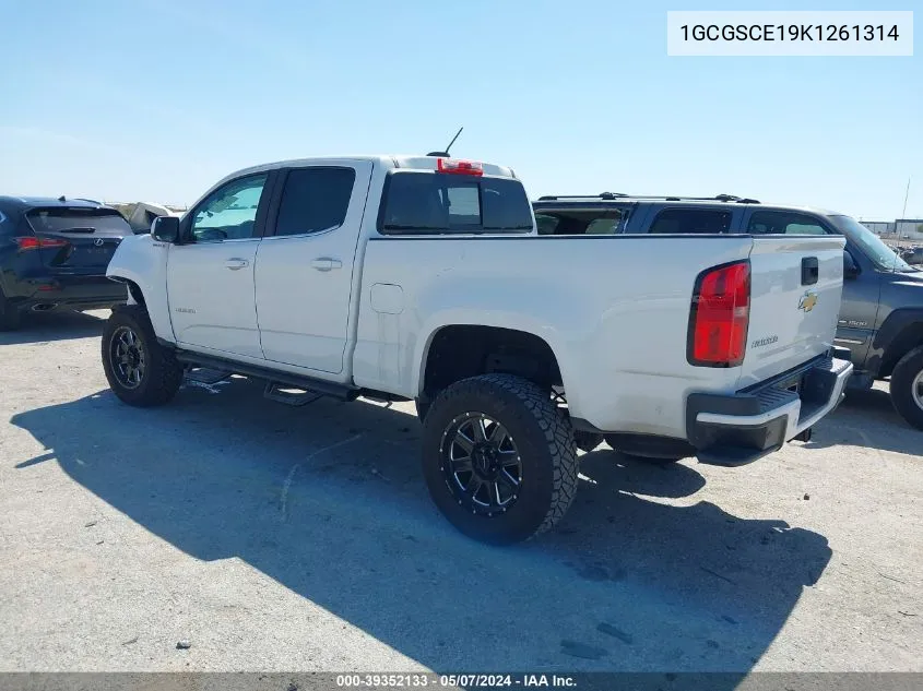 1GCGSCE19K1261314 2019 Chevrolet Colorado Lt