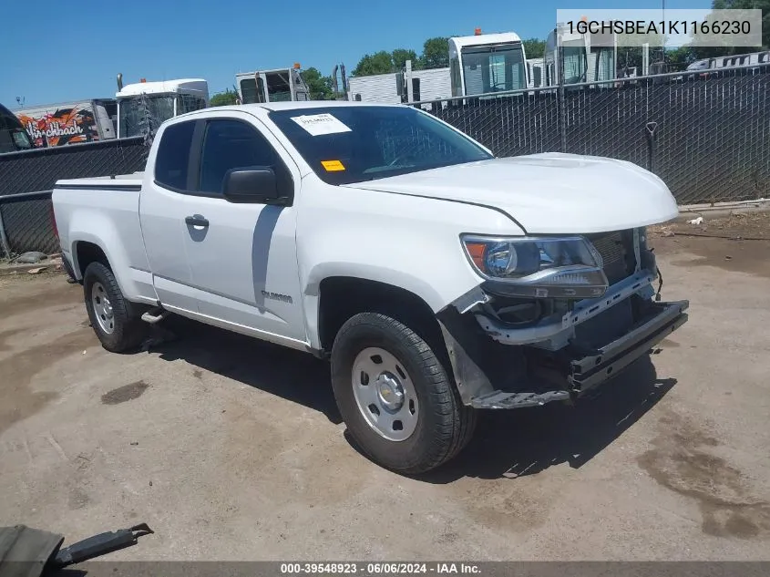 2019 Chevrolet Colorado Wt VIN: 1GCHSBEA1K1166230 Lot: 39548923