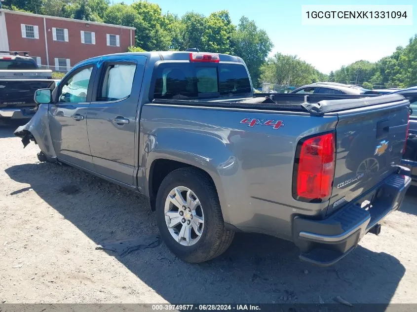 1GCGTCENXK1331094 2019 Chevrolet Colorado Lt