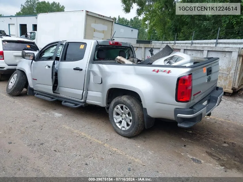 2019 Chevrolet Colorado Lt VIN: 1GCGTCEN1K1224614 Lot: 39875154