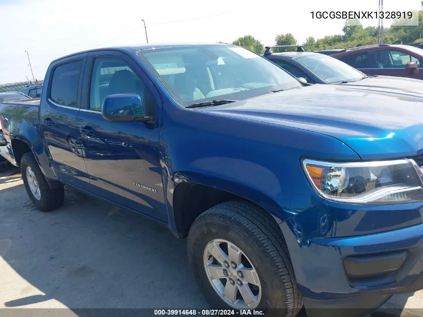 1GCGSBENXK1328919 2019 Chevrolet Colorado Wt