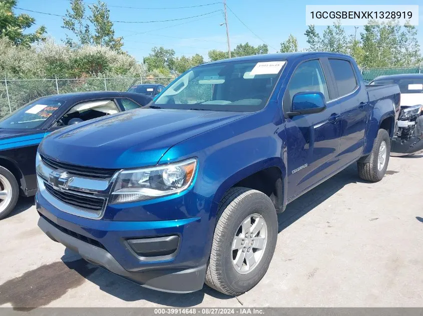 1GCGSBENXK1328919 2019 Chevrolet Colorado Wt