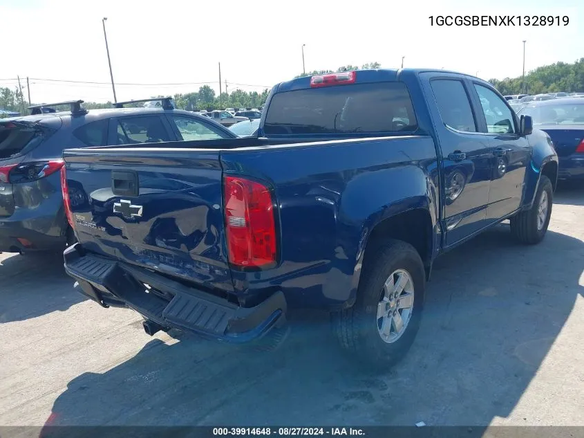 1GCGSBENXK1328919 2019 Chevrolet Colorado Wt