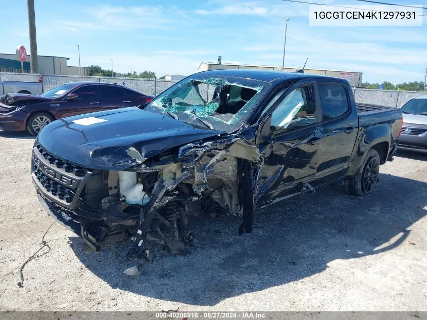 2019 Chevrolet Colorado Lt VIN: 1GCGTCEN4K1297931 Lot: 40206916