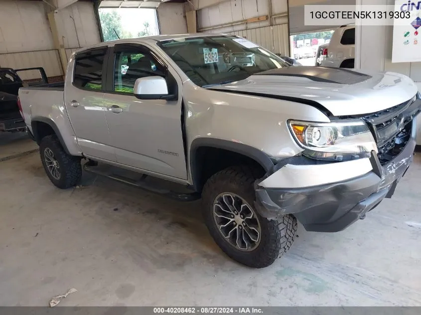 1GCGTEEN5K1319303 2019 Chevrolet Colorado Zr2