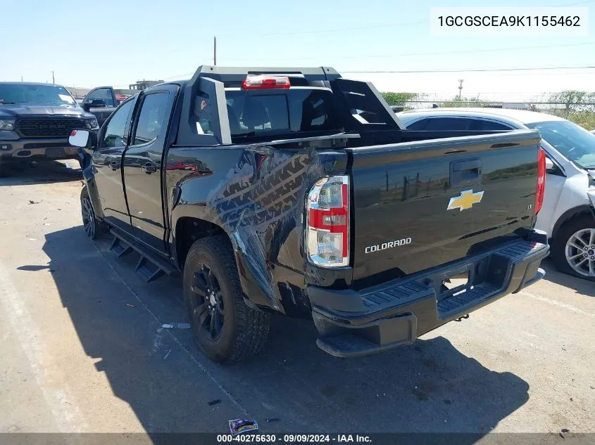 1GCGSCEA9K1155462 2019 Chevrolet Colorado Lt