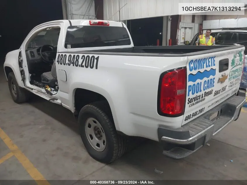 1GCHSBEA7K1313294 2019 Chevrolet Colorado Wt