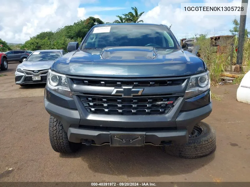 2019 Chevrolet Colorado Zr2 VIN: 1GCGTEEN0K1305728 Lot: 40391972