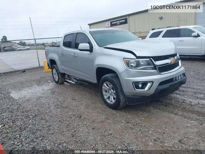 2019 Chevrolet Colorado Lt VIN: 1GCGTCENXK1171864 Lot: 40446566