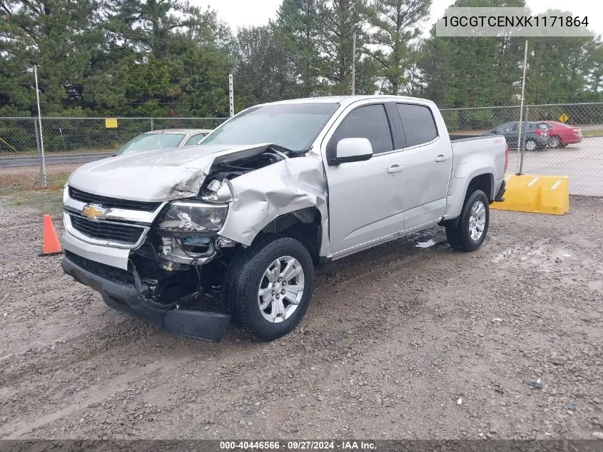 2019 Chevrolet Colorado Lt VIN: 1GCGTCENXK1171864 Lot: 40446566