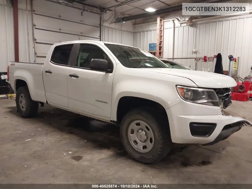 2019 Chevrolet Colorado Wt VIN: 1GCGTBEN3K1312283 Lot: 40525874