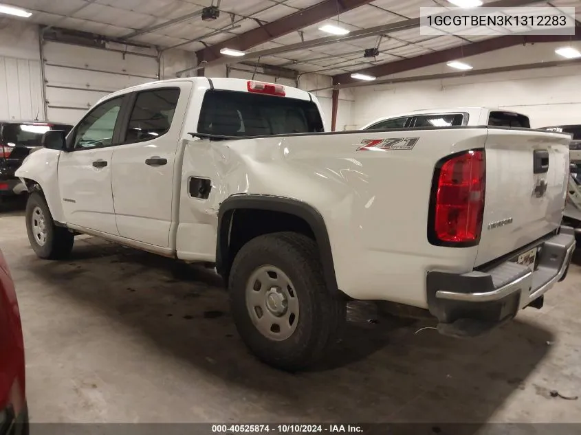 2019 Chevrolet Colorado Wt VIN: 1GCGTBEN3K1312283 Lot: 40525874