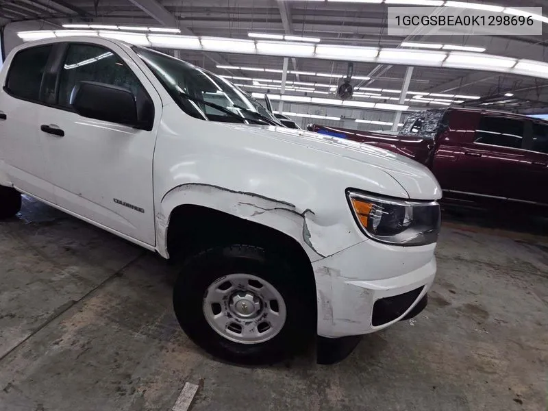 2019 Chevrolet Colorado Wt VIN: 1GCGSBEA0K1298696 Lot: 40527759