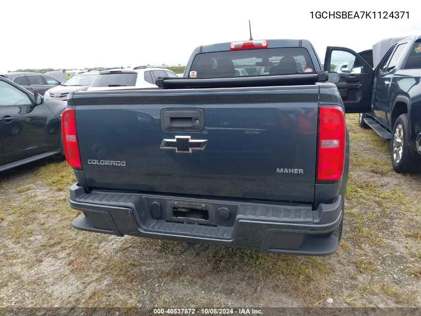 1GCHSBEA7K1124371 2019 Chevrolet Colorado