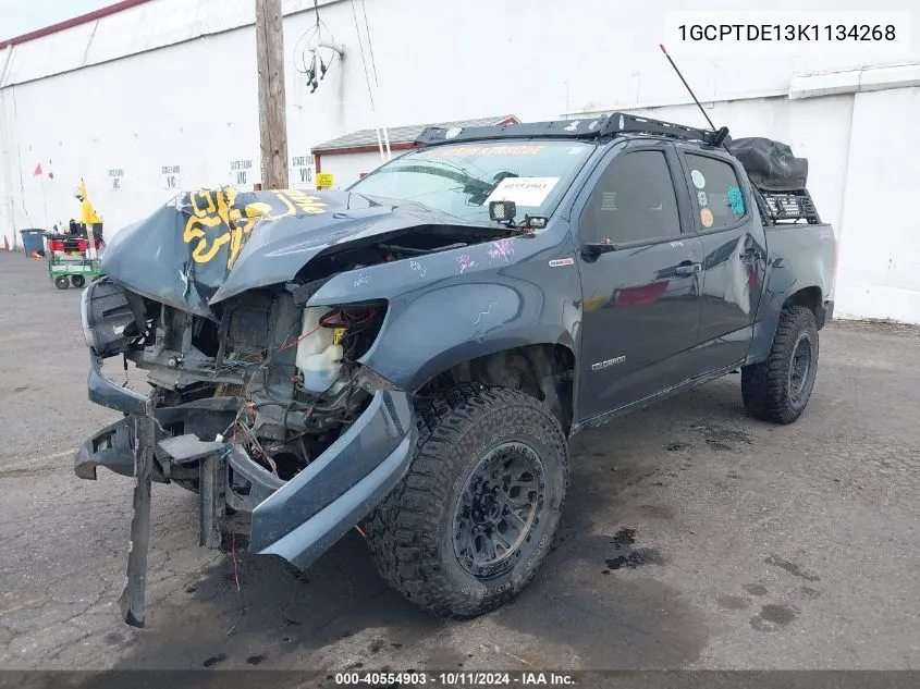 2019 Chevrolet Colorado Z71 VIN: 1GCPTDE13K1134268 Lot: 40554903