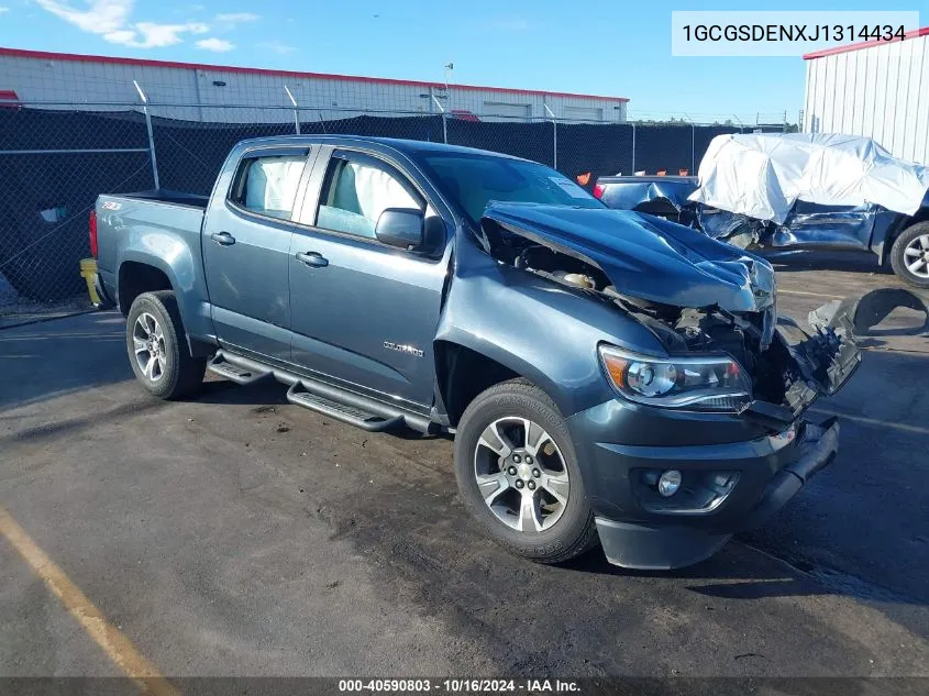 2019 Chevrolet Colorado Z71 VIN: 1GCGSDENXJ1314434 Lot: 40590803