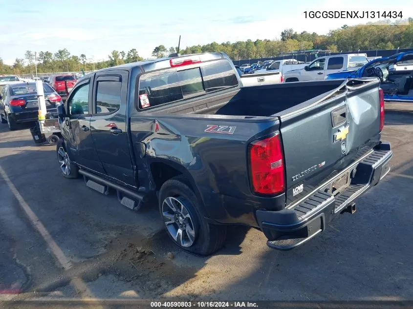 2019 Chevrolet Colorado Z71 VIN: 1GCGSDENXJ1314434 Lot: 40590803