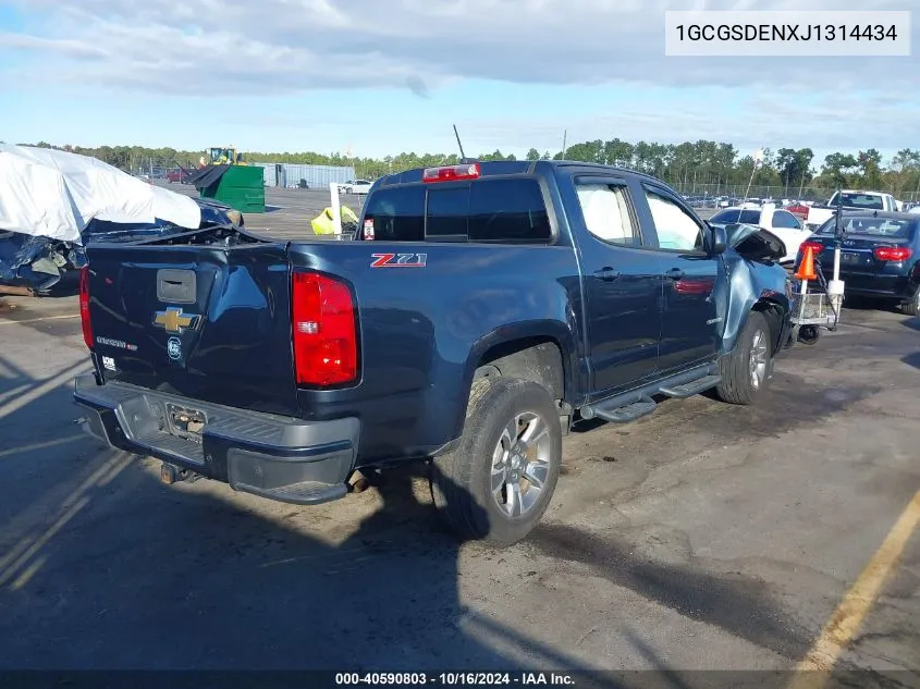 2019 Chevrolet Colorado Z71 VIN: 1GCGSDENXJ1314434 Lot: 40590803