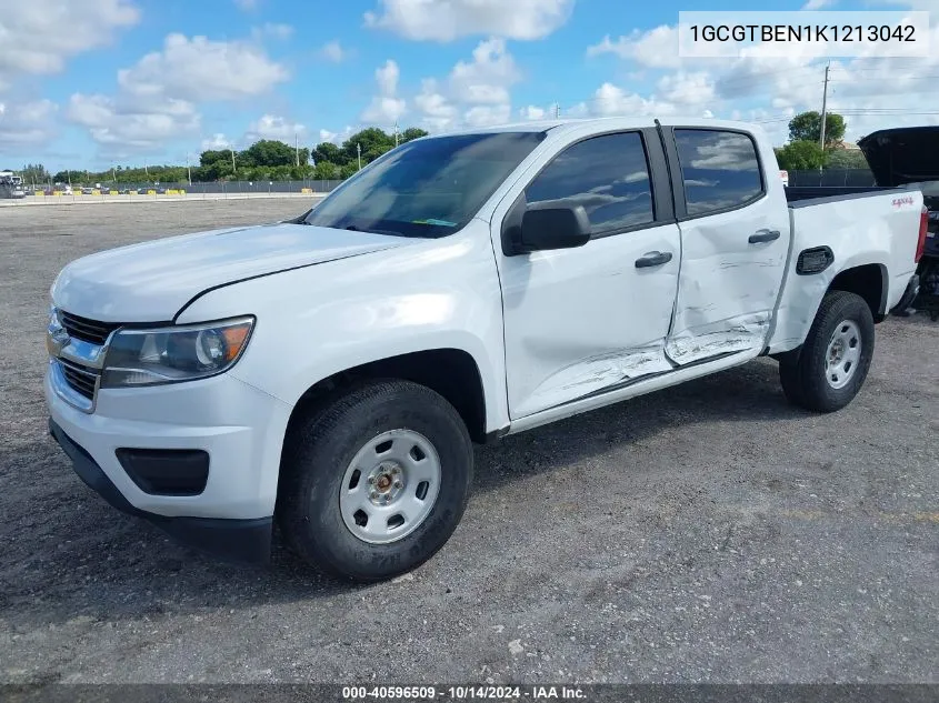 1GCGTBEN1K1213042 2019 Chevrolet Colorado Wt