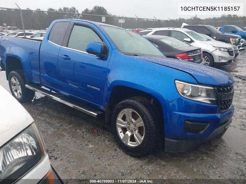 2019 Chevrolet Colorado Lt VIN: 1GCHTCEN5K1185157 Lot: 40789903