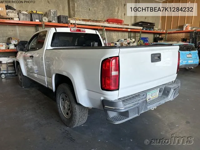 2019 Chevrolet Colorado Wt VIN: 1GCHTBEA7K1284232 Lot: 40792615