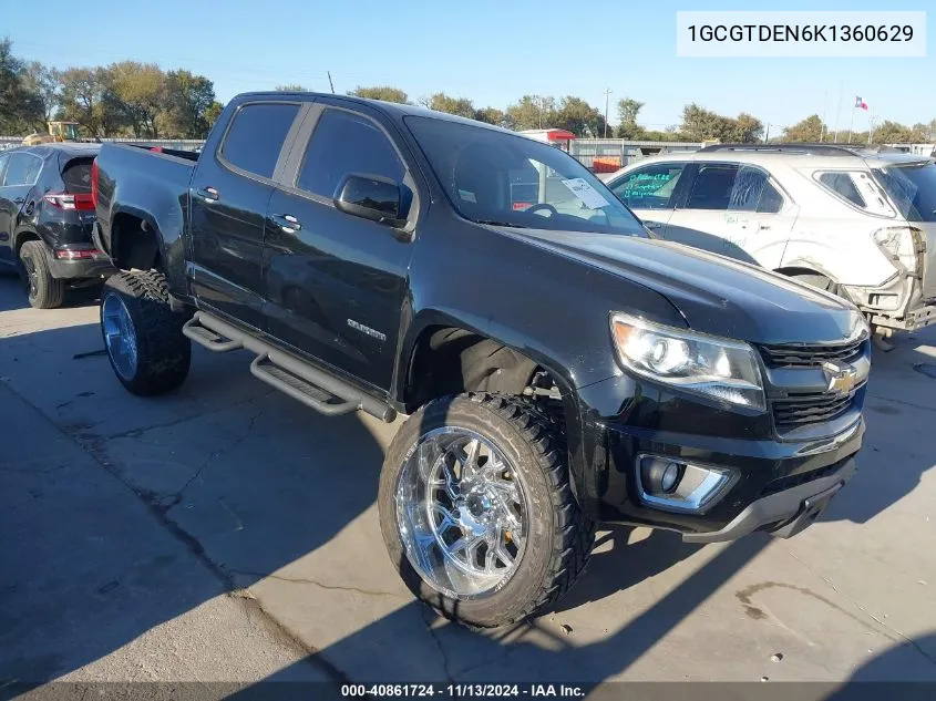 2019 Chevrolet Colorado Z71 VIN: 1GCGTDEN6K1360629 Lot: 40861724