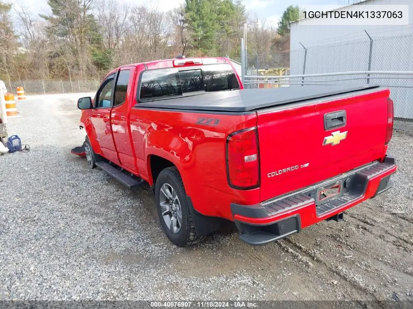 2019 Chevrolet Colorado Z71 VIN: 1GCHTDEN4K1337063 Lot: 40876907